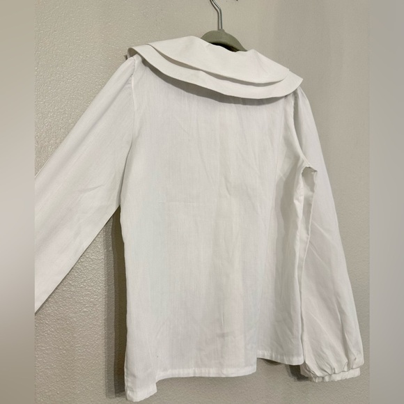 Peter Pan long sleeve button down size 7 - Picture 4 of 7